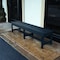 Highwood Usa 6ft Commercial Grade Backless Picnic Bench Outdoor Furniture for Patio, Yard and Garden CM-BENSQ61-FBE - alternate 2